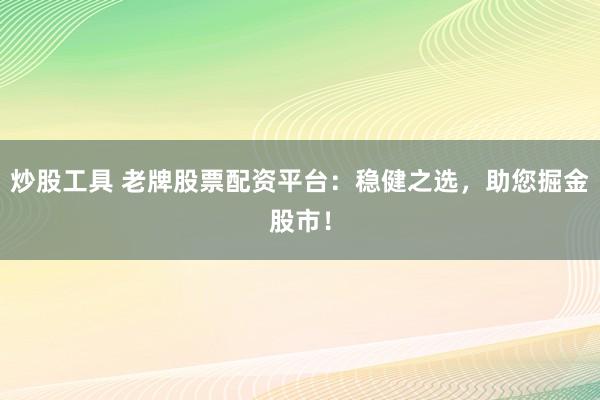炒股工具 老牌股票配资平台：稳健之选，助您掘金股市！