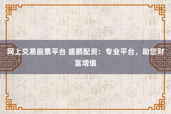 网上交易股票平台 盛鹏配资:专业平台,助您财富增值