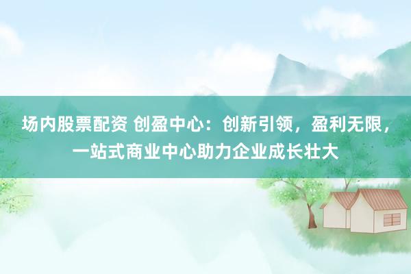场内股票配资 创盈中心：创新引领，盈利无限，<a href=