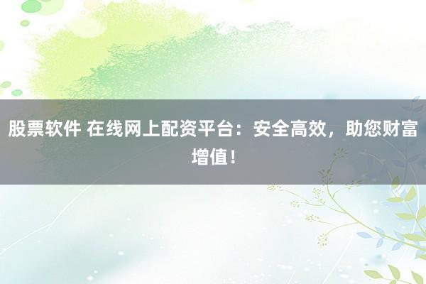 股票软件 在线网上配资平台：安全高效，助您财富增值！